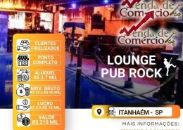 LOUNGE PUB ROCK em Itanhaém!