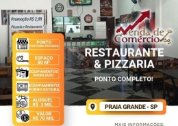 Restaurante e Pizzaria em Praia Grande!