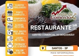 Restaurante em Santos - Deixando R$ 12 mil de lucro!