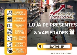 Loja de Presentes em Santos!