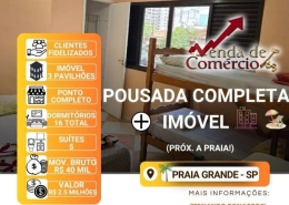 Pousada com Imóvel em Praia Grande!