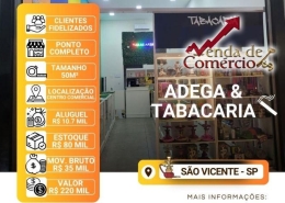 Adega & Tabacaria em São Vicente!