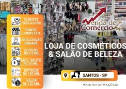 Loja de Cosméticos em Santos!